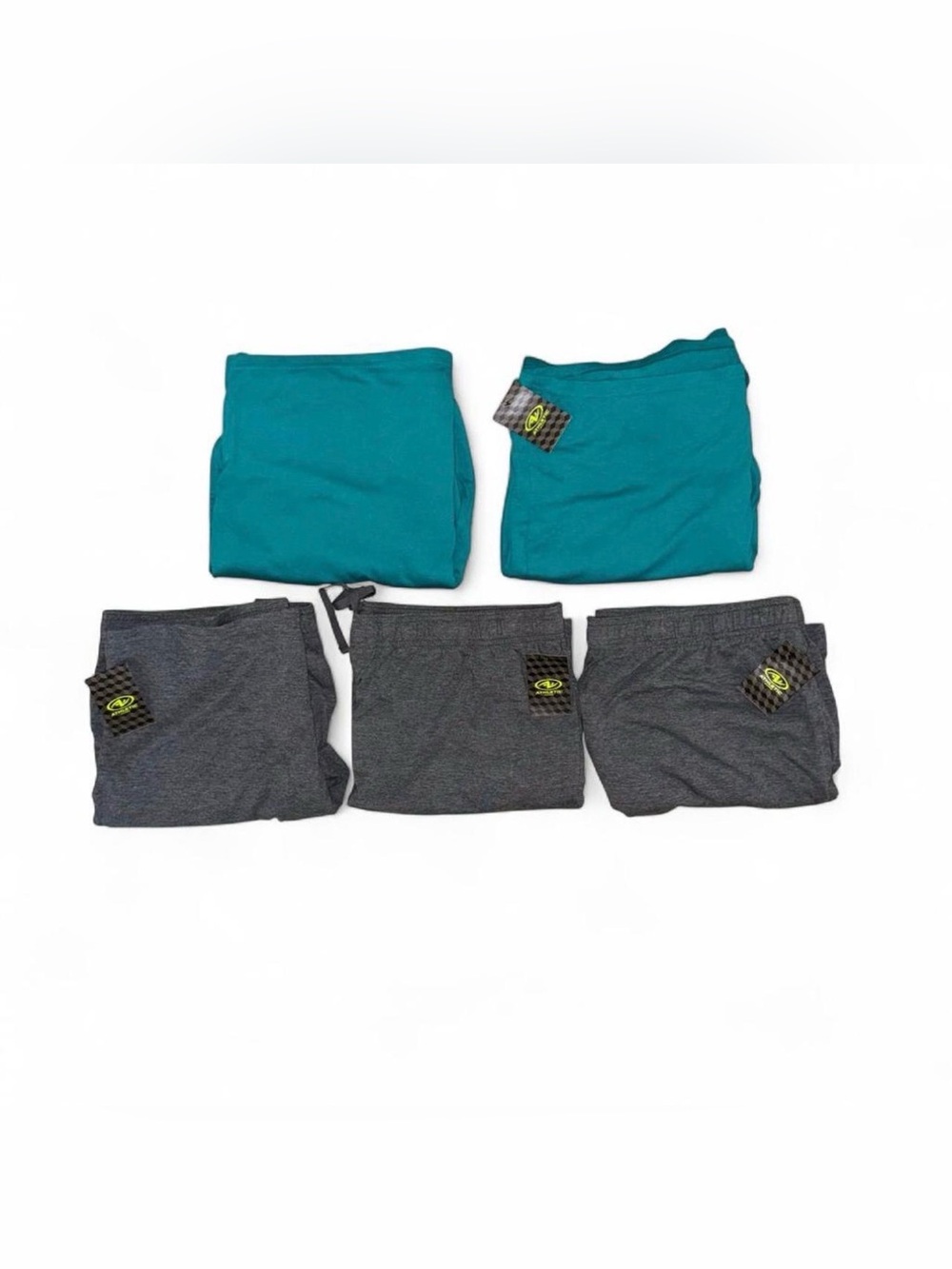 Athletic Works Men’s XL Tri Blend Active Shorts Lot of 5 Gym Lounge Soft NWT